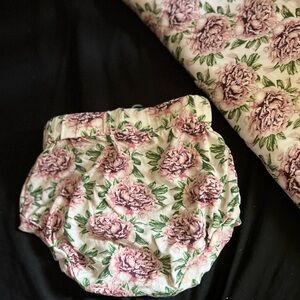 Kate Quinn Double layer swaddle and matching bloomers bamboo material